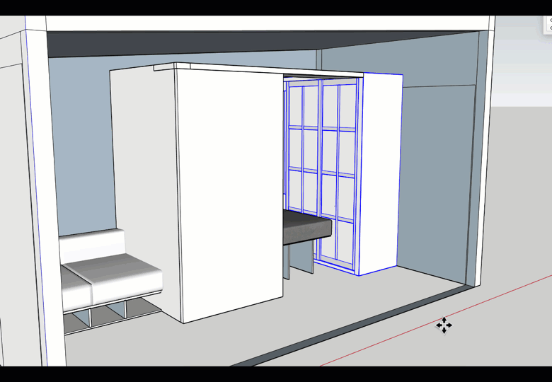 Closet transformation animation
